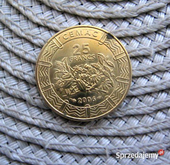 Afryka Środkowa BEAC 25 Franków 2006r Kalisz