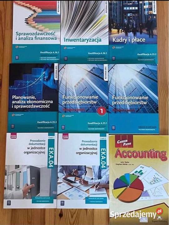 Sprzedam książki do technikum ekonomicznego Kolno