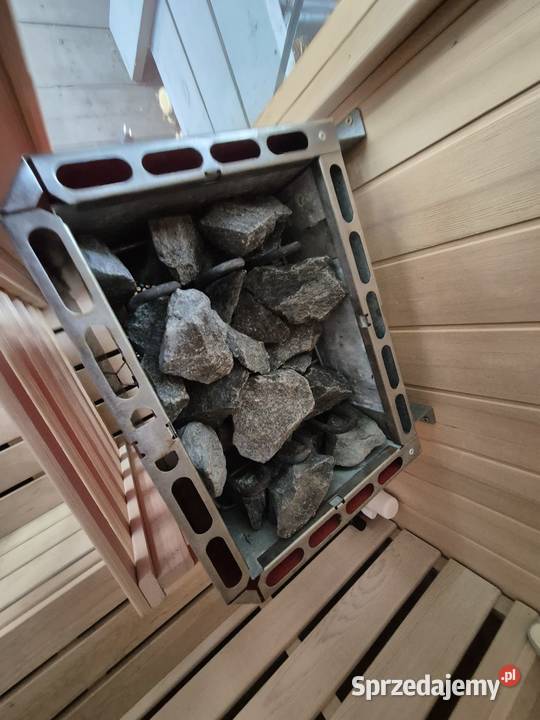 Sauna fińska sucha zewnetrzna piec kamienie Wrocław