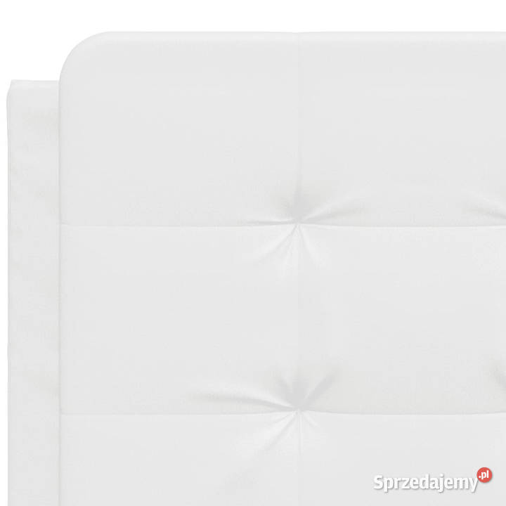 Łóżko z materacem białe sztuczna skóra 120x200 Warszawa