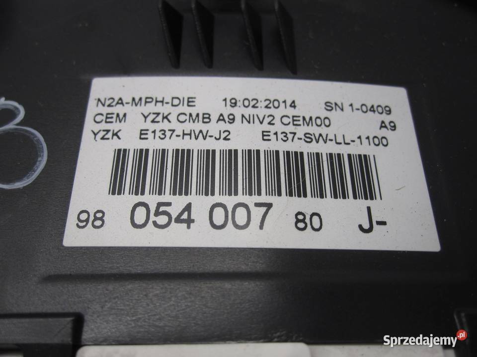 PEUGEOT 208 I 14r licznik zegary ANGLIK Kielce