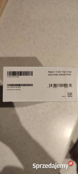 Redmi 15 5G Titan Grey 8256 Redmi Bełchatów