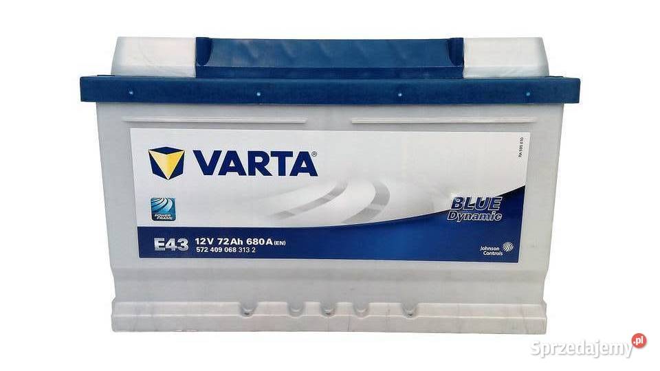Akumulator VARTA Blue Dynamic E43 72Ah 680A EN