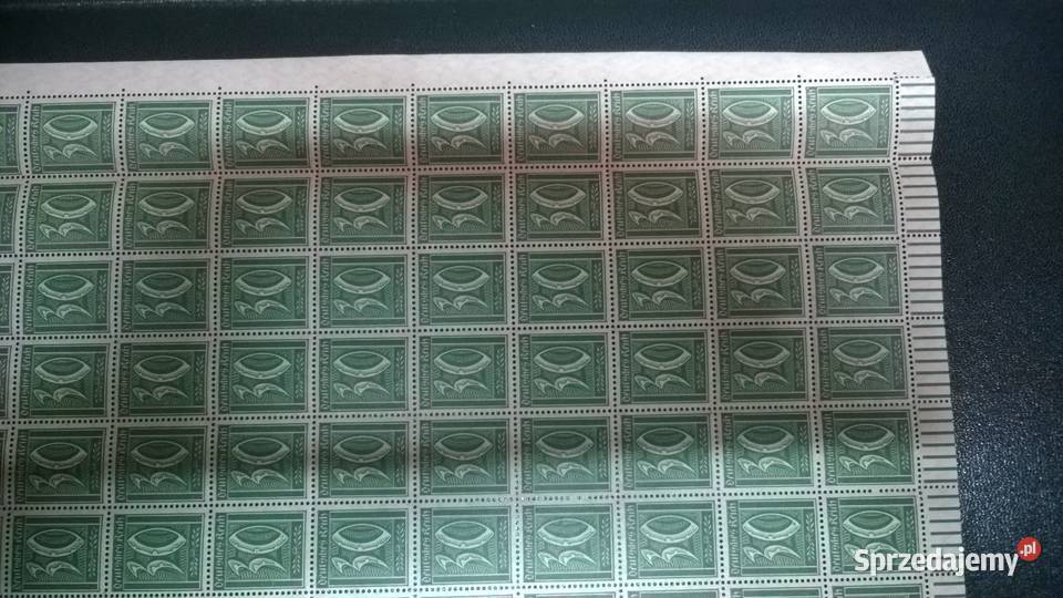 znaczki 30 marek 1922 Deutsches Reich ARKUSZ Warszawa