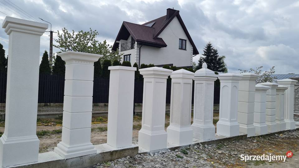 Pałacowe Ogrodzenia Betonowe Murki Słupki Elementy betonowe Karczew sprzedam