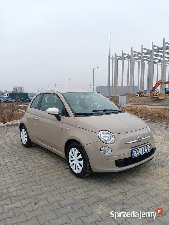 Fiat 500 cappucino przebieg 57000 stan idealny Pyskowice