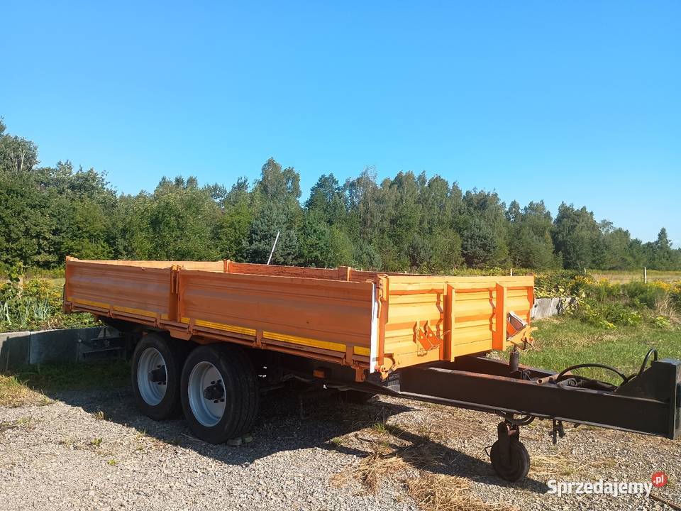 Przyczepa tandem kiper laweta niskopodwoziowe