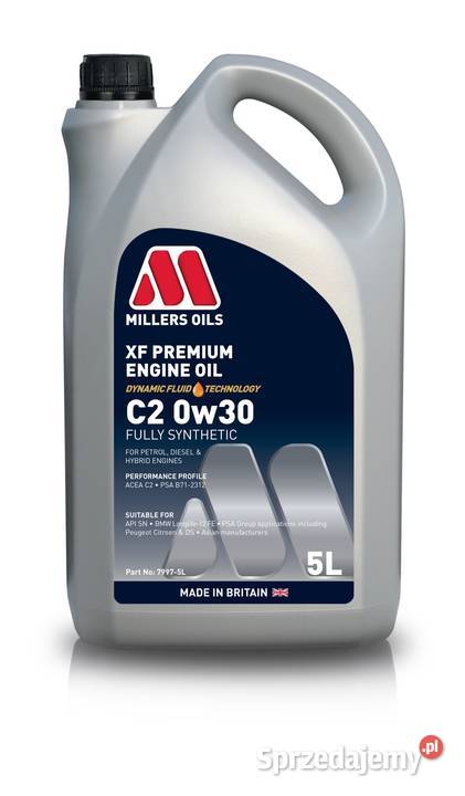 Millers XF Premium C2 0W30 7997 5L