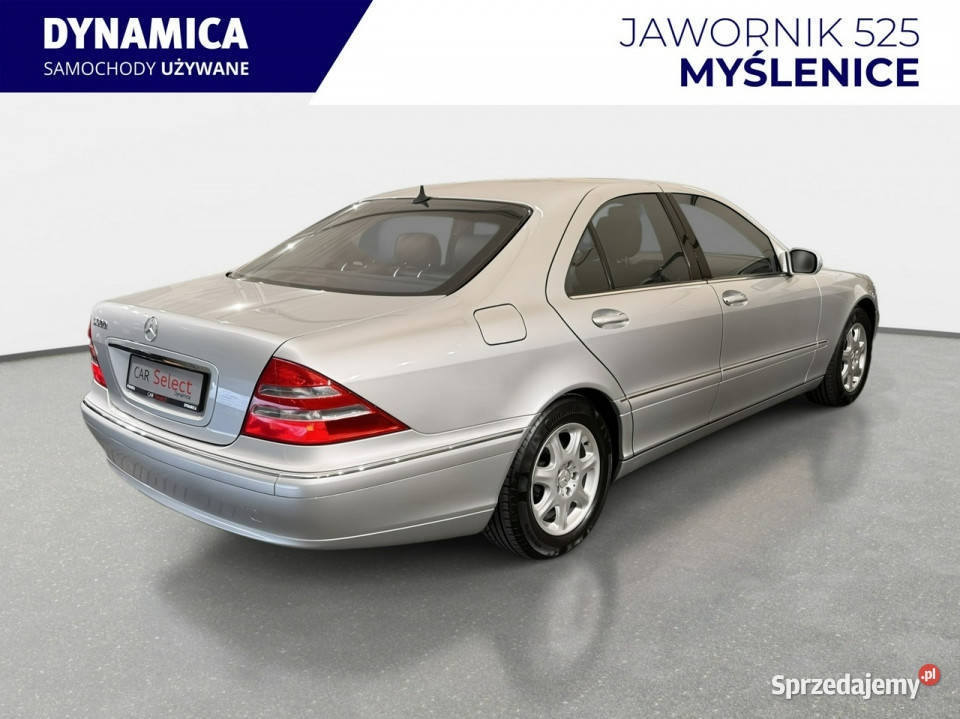 Mercedes S 500 50 V8 306 automat 2002 r przebieg 4/5 Myślenice