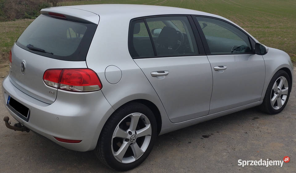 VW GOLF VI TDI 16 2010 r światła do jazdy dziennej Kiekrz