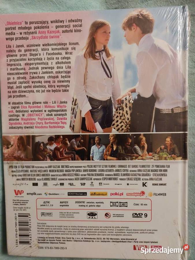 Obietnica booklet film DVD DOgrodnik A Chyra Wrocław