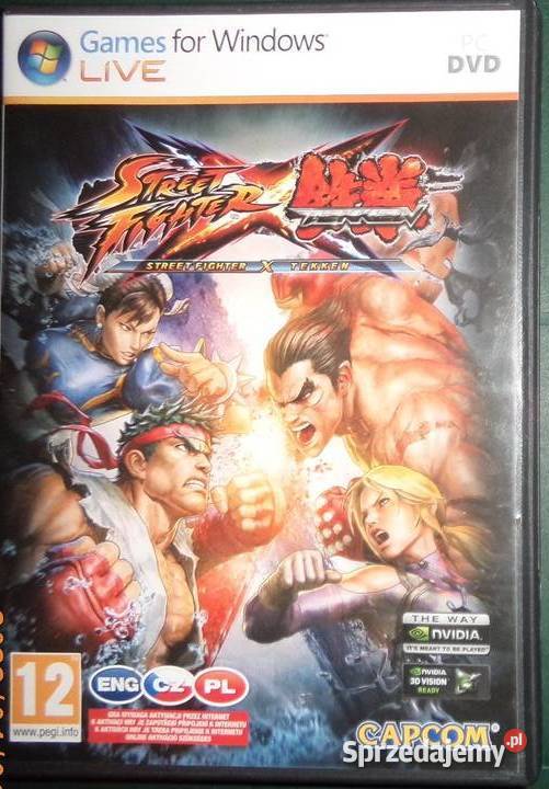 Street Fighter X Tekken PC DVD bez kodu Capcom Komputerowe PC podkarpackie Rzeszów