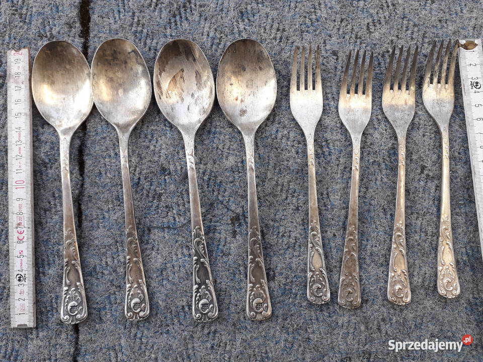 Sztućce Meh Rosja posrebrzane Częstochowa