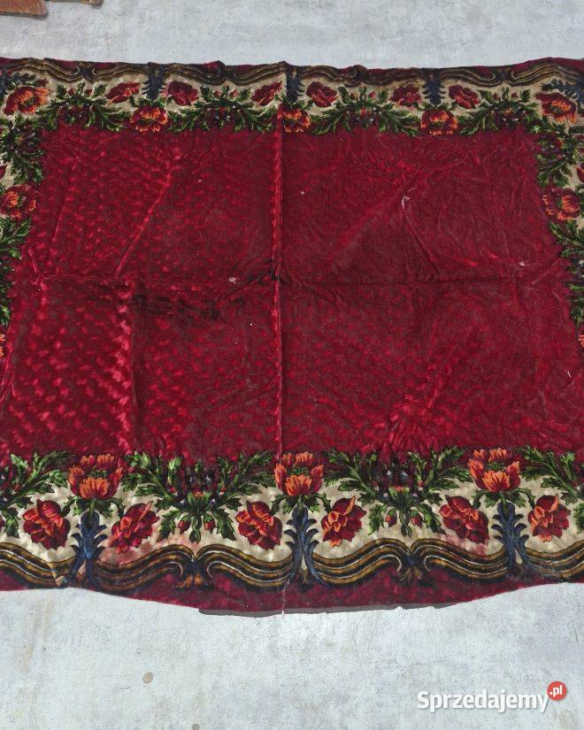 Stary Muzealny Aksamitny Kilim 2 AntykiMarki Tkaniny Marki