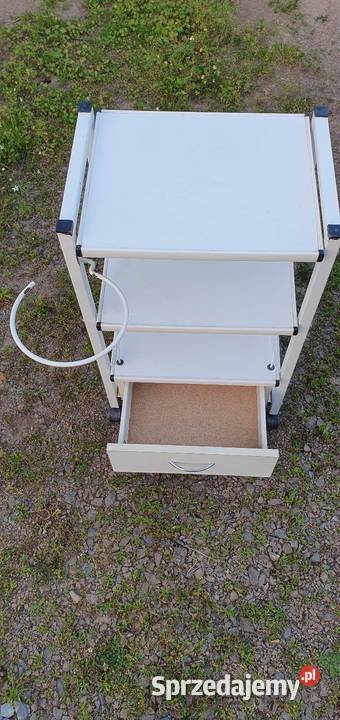 Stolik pomocniczy na kółkach Biomak z szufladą Kraków sprzedam