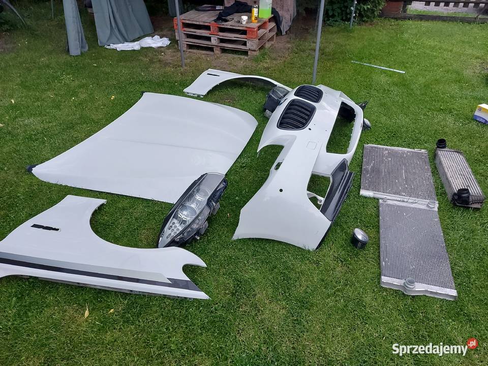 BMW 5 F10 F11 KOMPLETNY przód Zderzak Lampy Euro Tychy