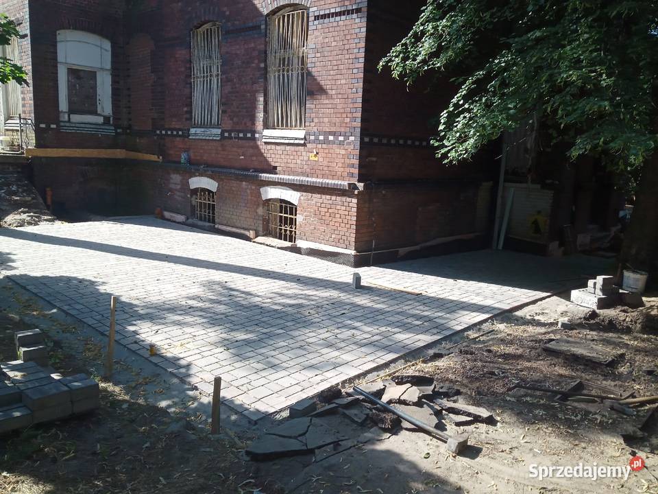 Układanie kostki brukowej usługi brukarskie Szczecin