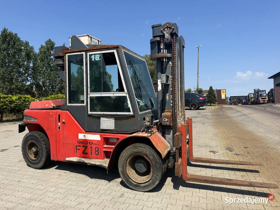 wózek widłowy DANTRUCK 9670 udźwig 7000 kabina Wózki widłowe Działoszyn