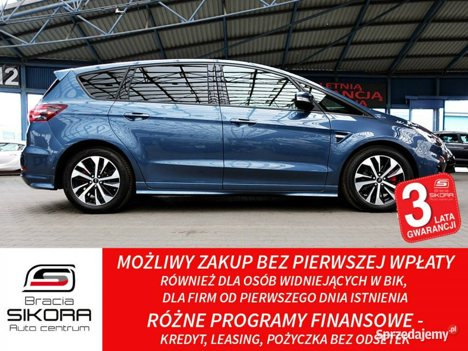 Ford S STLine 7osób 190 PanoramaSkóraACC kamera cofania śląskie sprzedam