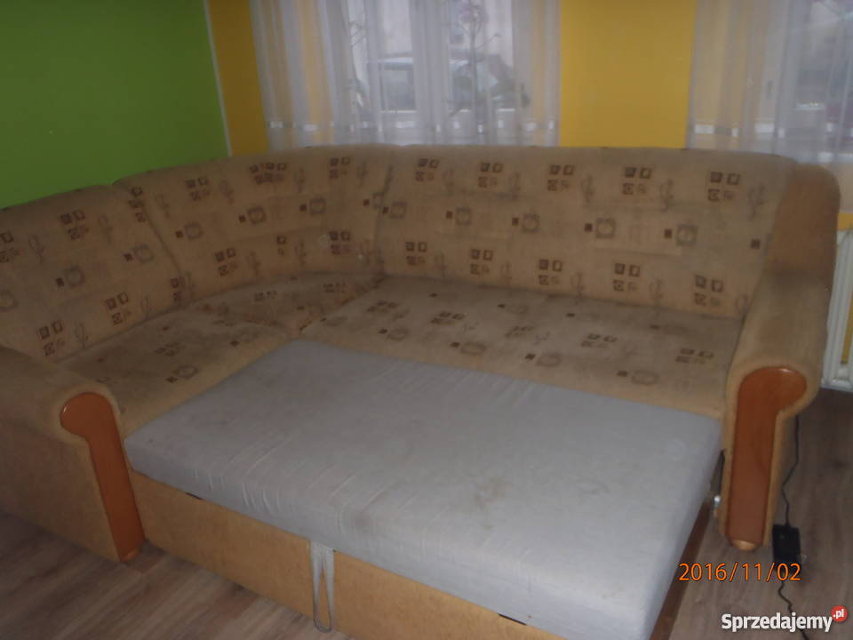 Narożnik w stanie tkanina Działdowo sprzedam