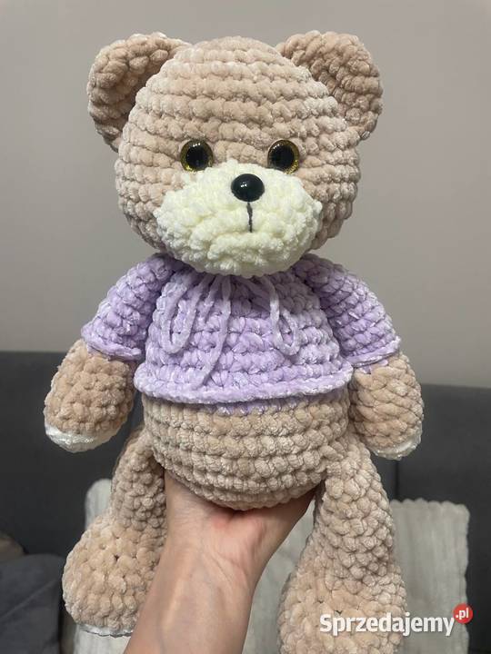 Miś pluszowy własnoręcznie wiązany Kraków