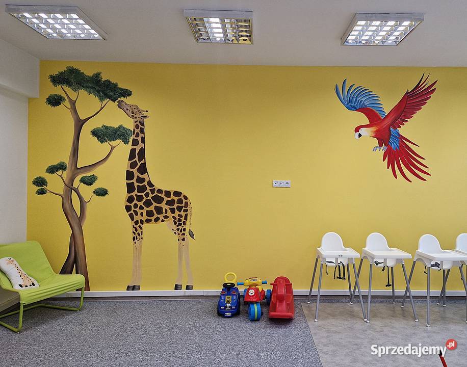 Malowanie na ścianach mural w pokoju dziecięcym Stalowa Wola