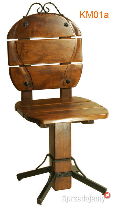 Drewniane krzesła ogrodowe pub bar restauracja Kraków