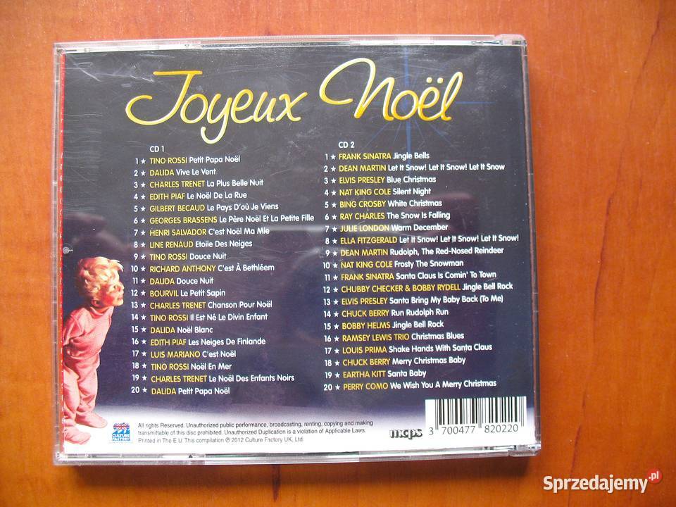 Frohliche Weihnachten Joyeux Noel Various CD Płyty i kasety mazowieckie