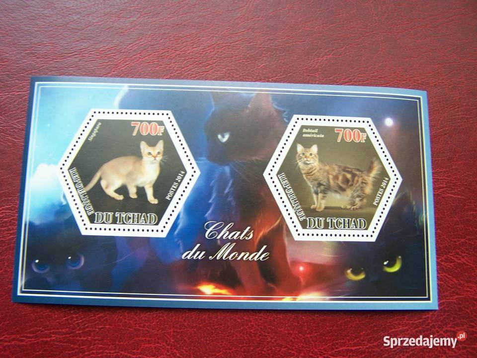 Czad 2014 MNH Fauna Zwierzęta Koty Tychy