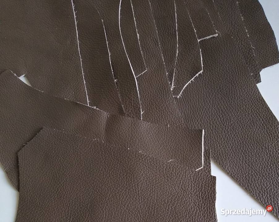 Skóra Licowa Włoska średnie i małe kawałki pomorskie