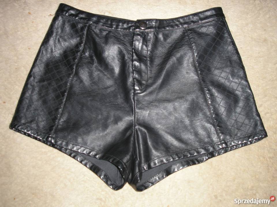 spodenki eco skóra wysoki stan 40 Dvided Bez wzoru Słupsk