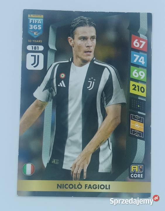 Nicolo Fagioli 181 karta Fifa 365 Adrenaline XL Zbylitowska Góra