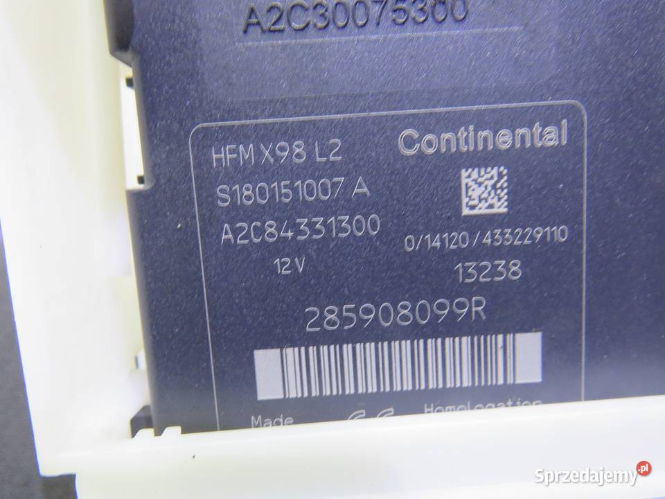 CZYTNIK KARTY KARTA RENAULT CAPTUR 285908099R