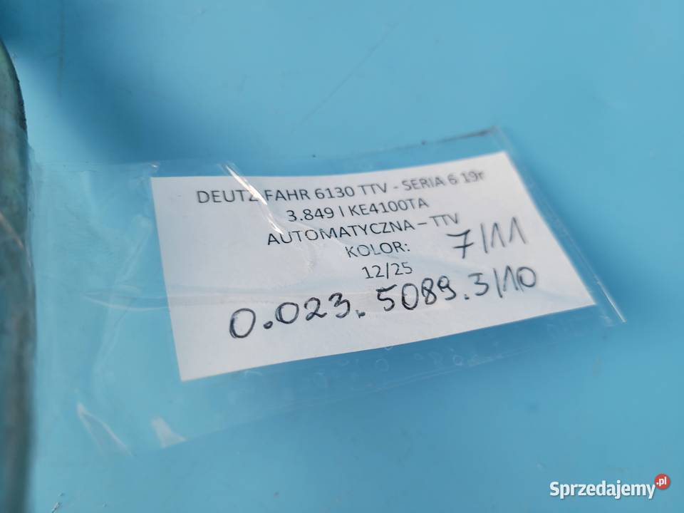 DEUTZFAHR 6130 TTV RURA PRZEWÓD FILTRA PALIWA kujawsko-pomorskie