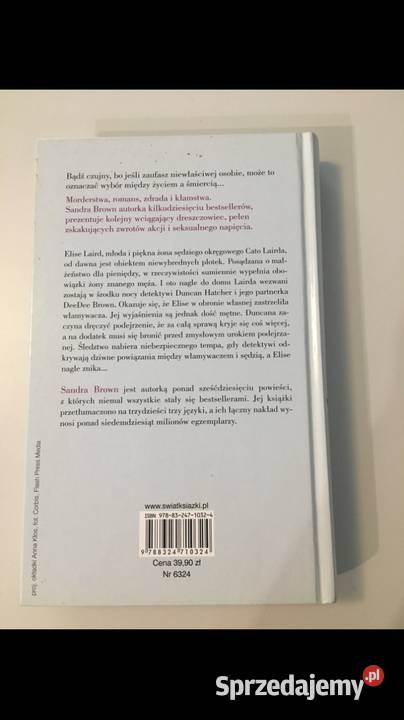 Sandra Brown Rykoszet Skawina sprzedam