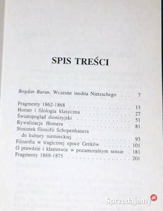 Pisma pozostałe 1862 1875 Fryderyk Nietzsche Chełm