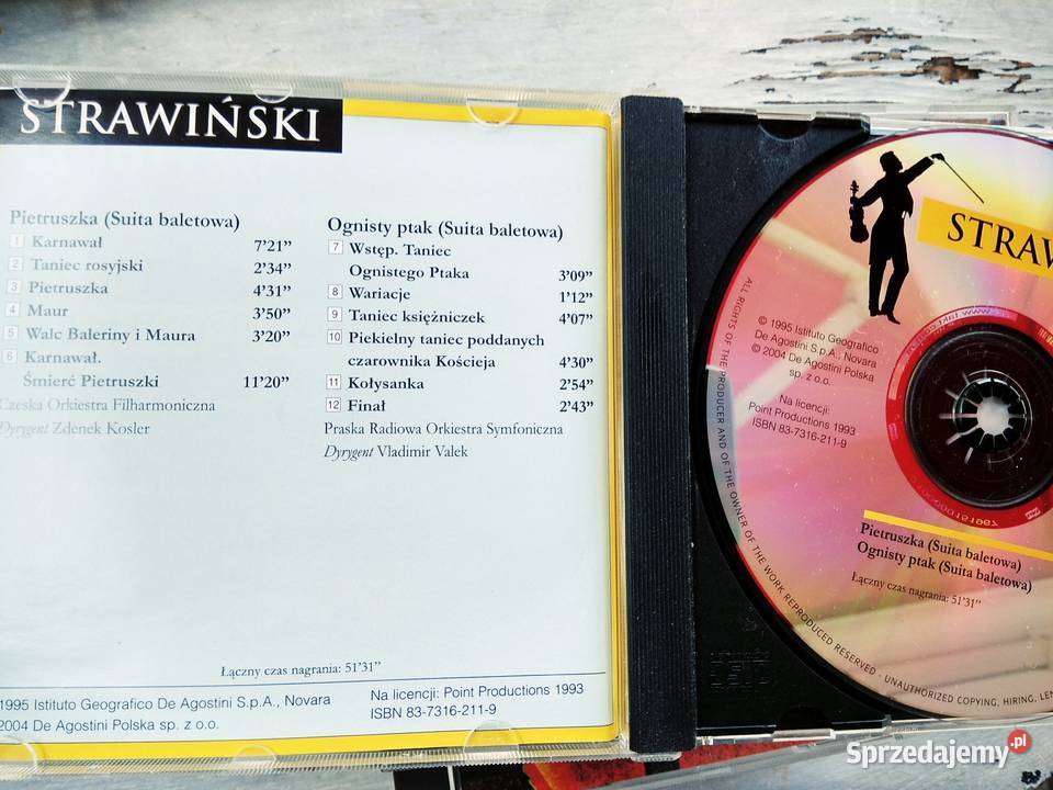 Strawiński Pietruszka muzyczna księgarnia Antykwariat Warszawa