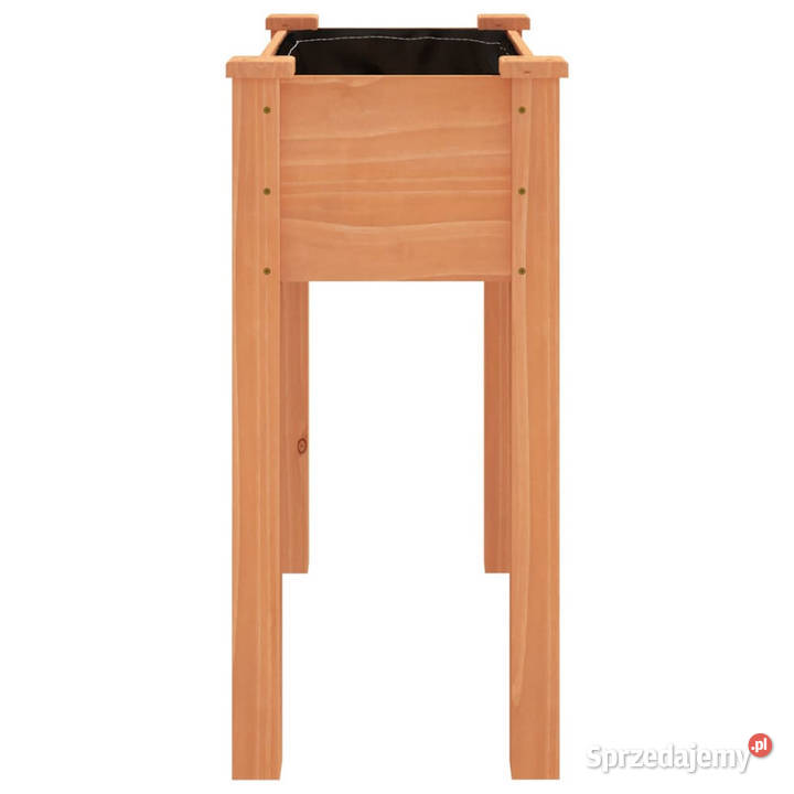 Kwietnik z wyściółką brązowy 71x37x76 lite