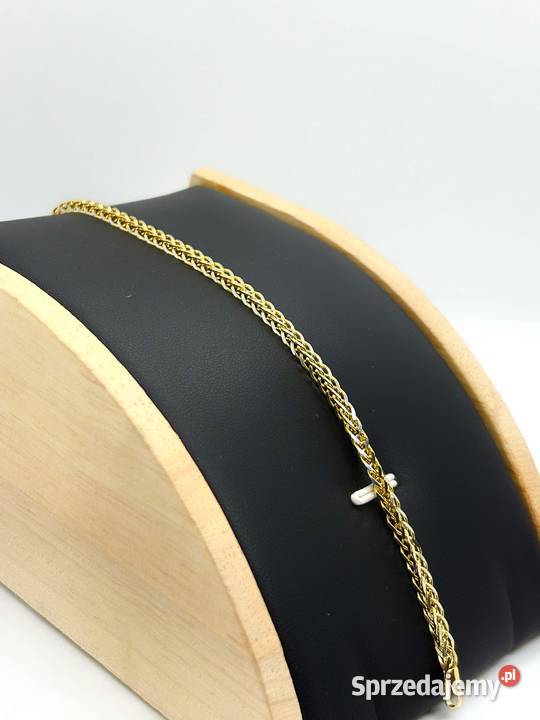 Nowa złota bransoletka pr 585 558g Lisi Ogon