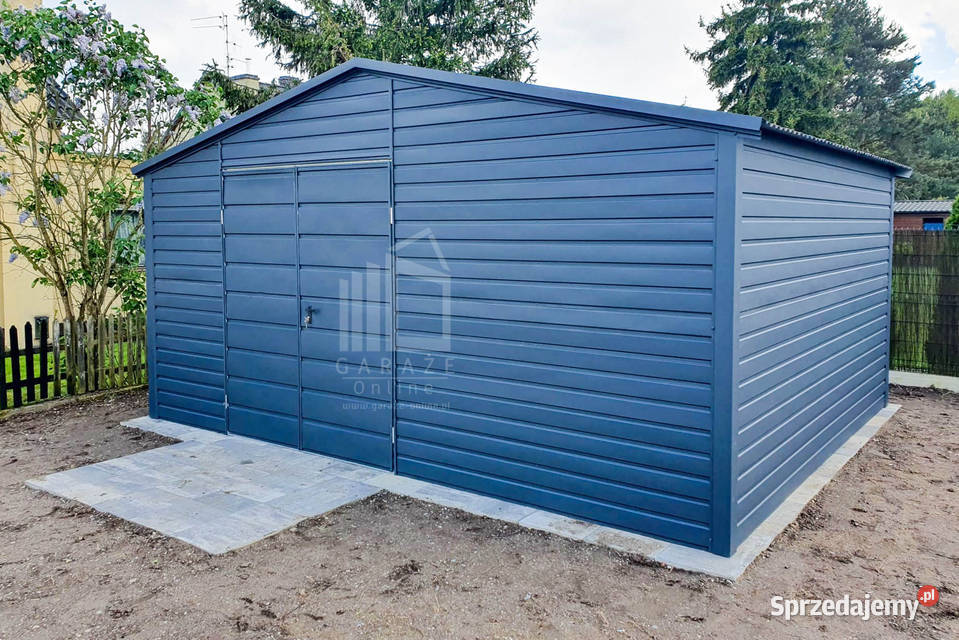 Schowek Domek Ogrodowy 5x4m Brama Dwuskrzydłowa Braniewo