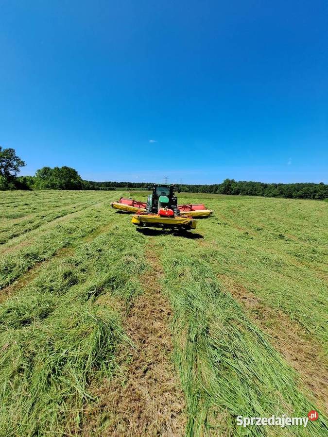 Siano koni z transportem baloty siana zwierząt śląskie