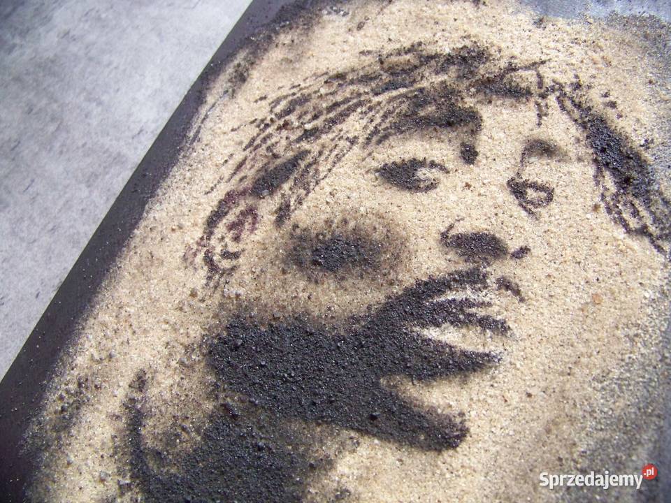Tupac Obraz na piasku ręcznie malowany 2pac świętokrzyskie Sandomierz