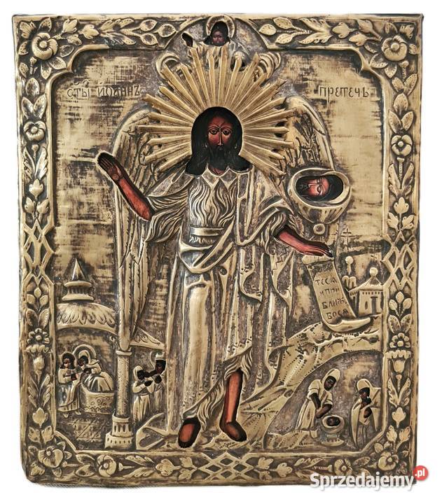 Ikona Święty Jan Chrzciciel Anioł Pustyni 0404 Warszawa