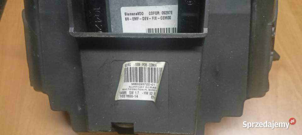 Wyświetlacz Citroen C6 Wyświetlacz nawigacji Kartuzy