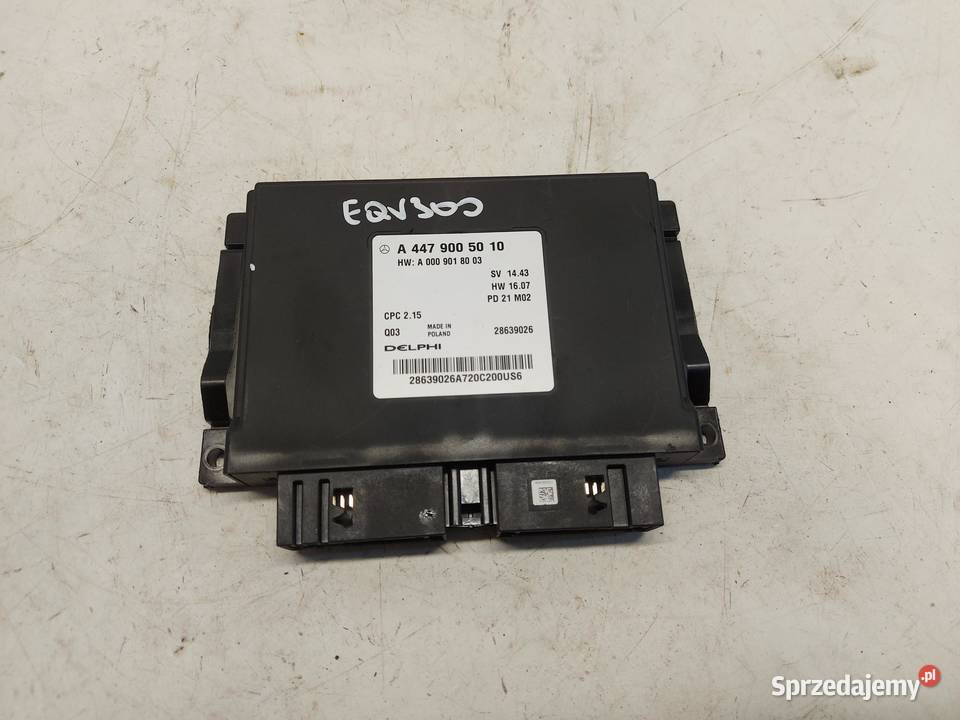 Mercedes EQV w447 Vklasa moduł sterownik skrzyni