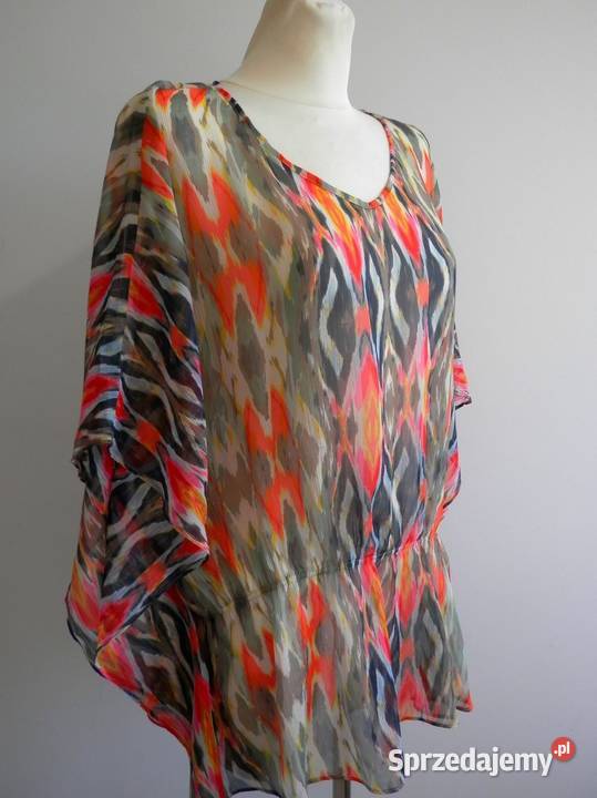 Tunika Plażowa Pareo Narzutka Kimono Zwiewna Łomża