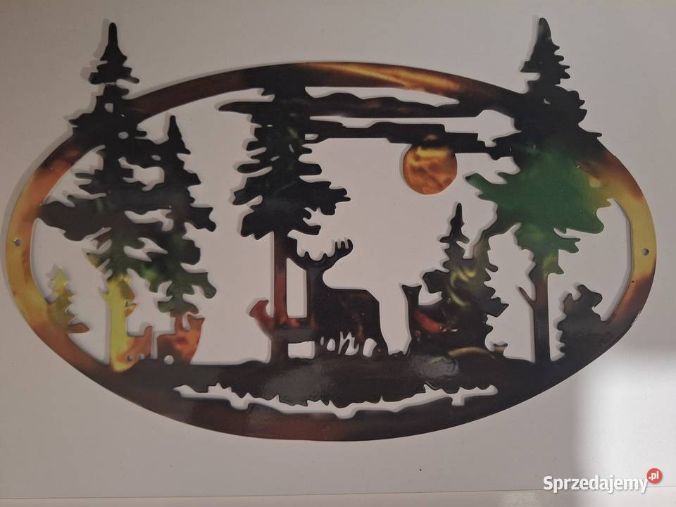 Dekoracja świąteczna metalowa jesienna Nowa