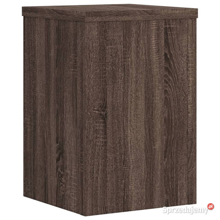 Podstawki pod doniczki 2 brązowy dąb 20x20x30