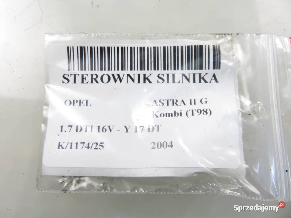 STEROWNIK OPEL ASTRA II G 17 DTI 8973743620