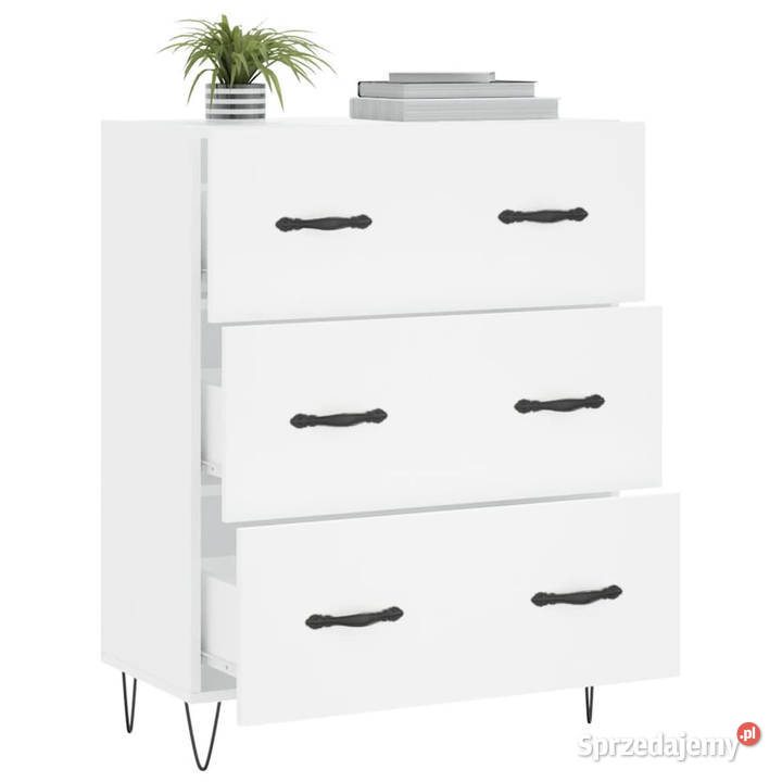 Szafka biała 695x34x90 materiał drewnopochodny
